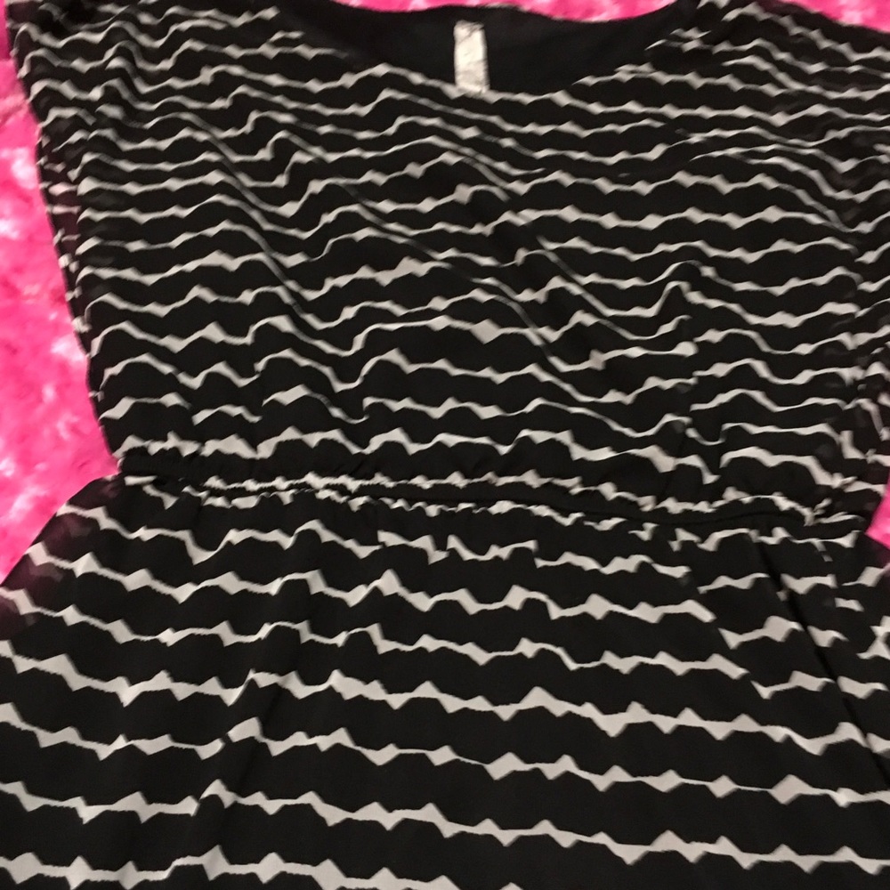 Francesca Bismarck PrintedDress Elastic waist Sz S